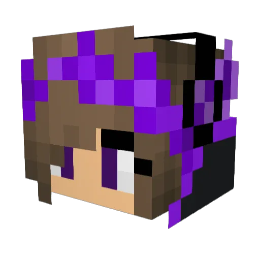 Shadow_storm1998 Minecraft avatar head, 3D render