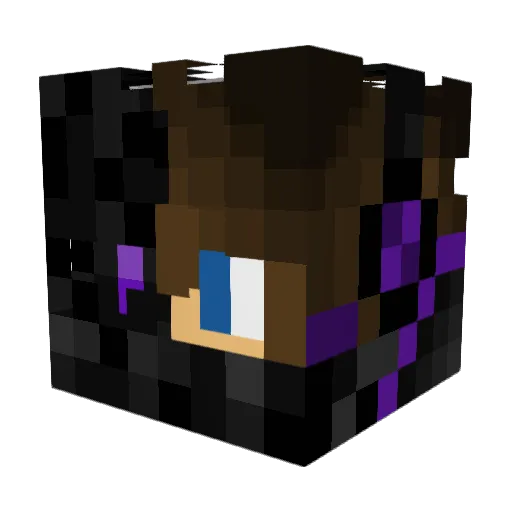 Shadowblade5198 Minecraft avatar head, 3D render