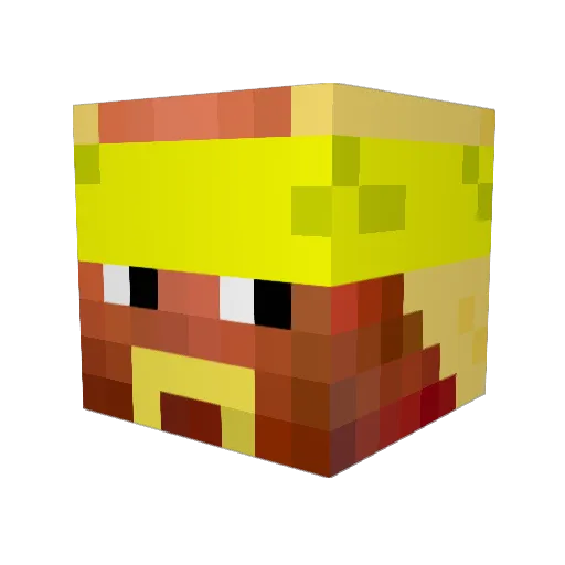 Shadowboy100 Minecraft avatar head, 3D render