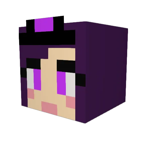 Shadowcat190 Minecraft avatar head, 3D render