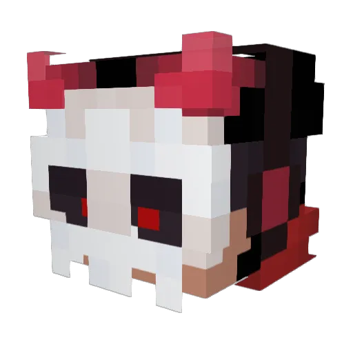 Shadowcrawler08 Minecraft avatar head, 3D render