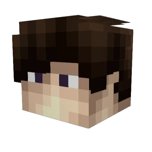 Shadowfactor123 Minecraft avatar head, 3D render