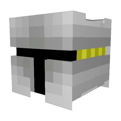 Shadowind00 Minecraft avatar head, 3D render