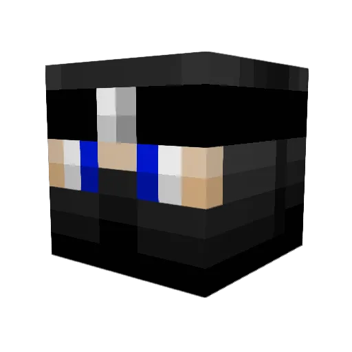 Shadowkill79 Minecraft avatar head, 3D render