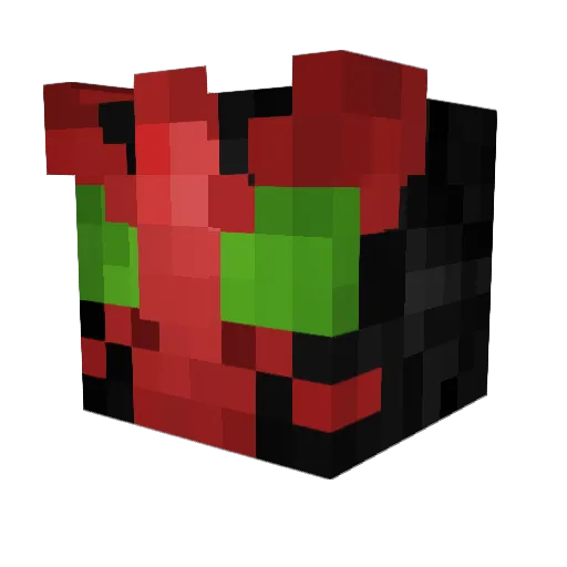 Shadowknux32 Minecraft avatar head, 3D render
