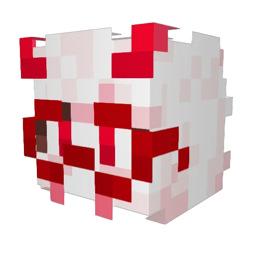 ShadowkotPL Minecraft avatar head, 3D render