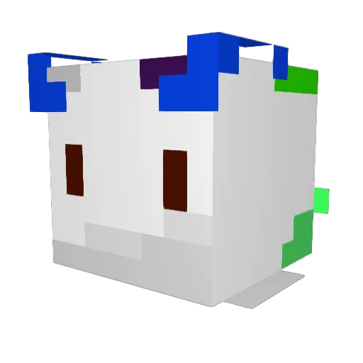 Shadowlan10 Minecraft avatar head, 3D render