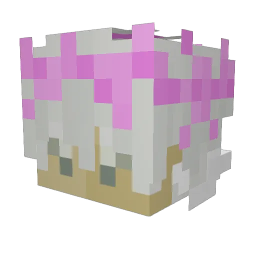 Shadowleafy Minecraft avatar head, 3D render