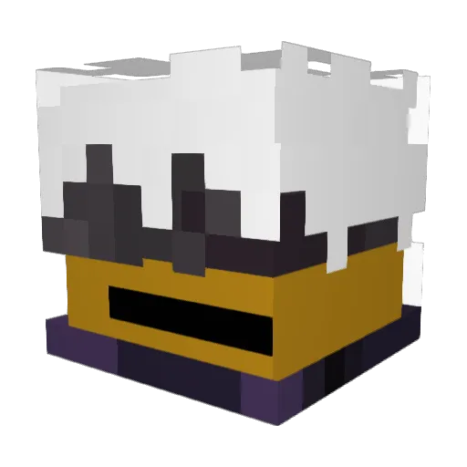 Shadowlegend_1 Minecraft avatar head, 3D render
