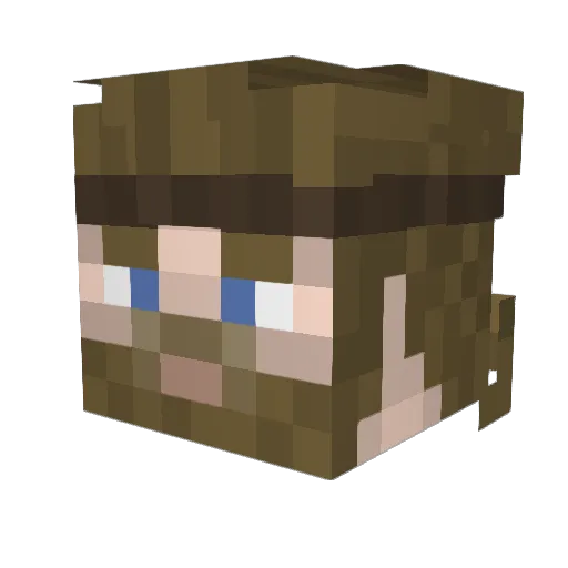 Shadowline986 Minecraft avatar head, 3D render
