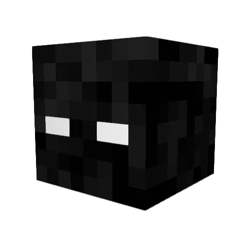Shadowlode Minecraft avatar head, 3D render