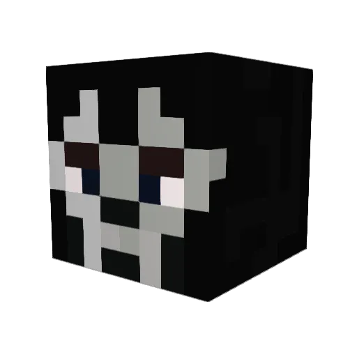 Shadowmxcn2 Minecraft avatar head, 3D render