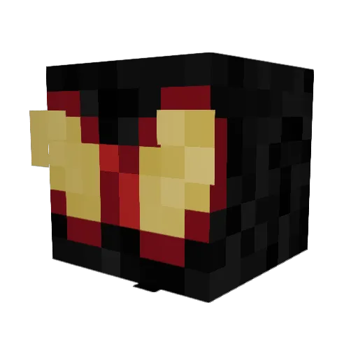 Shadowplayer585 Minecraft avatar head, 3D render