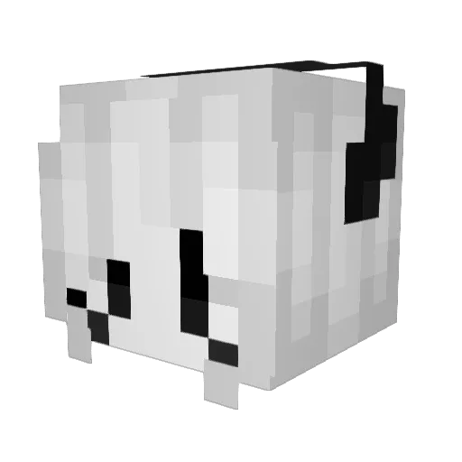 Shadowrylaza Minecraft avatar head, 3D render