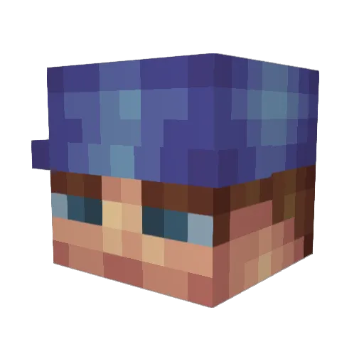 Shadows_Strike Minecraft avatar head, 3D render