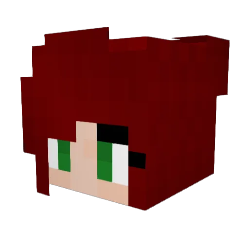 Shadows_Whispers Minecraft avatar head, 3D render