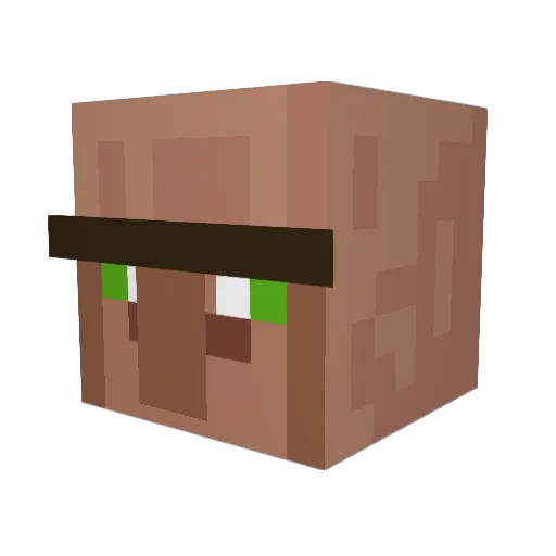 Shadowscail Minecraft avatar head, 3D render