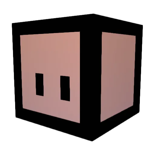 Shadowss360 Minecraft avatar head, 3D render