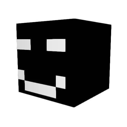 Shadowviper111 Minecraft avatar head, 3D render