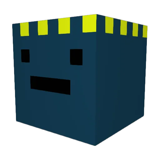 Shadowwolf7113 Minecraft avatar head, 3D render