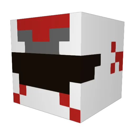 Shadowyvern5 Minecraft avatar head, 3D render