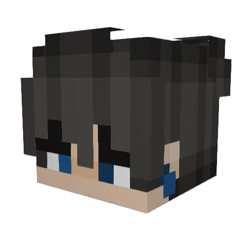 Shadowz592 Minecraft avatar head, 3D render