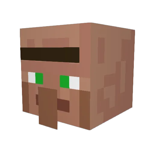 Shadowz_Online Minecraft avatar head, 3D render