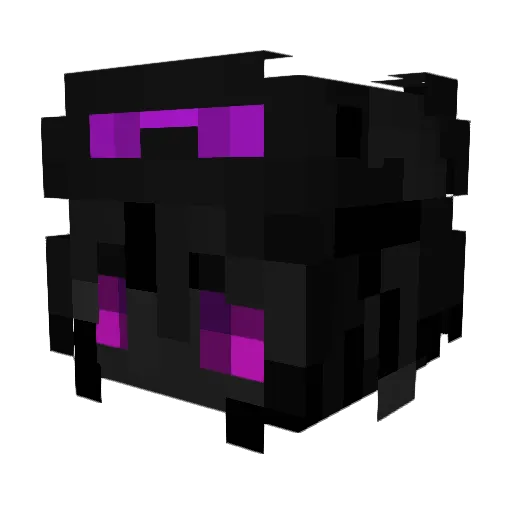 Shadowznoobs Minecraft avatar head, 3D render