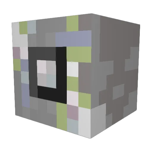 Shadszz Minecraft avatar head, 3D render