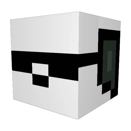 ShadxwYT Minecraft avatar head, 3D render