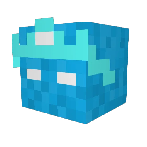 ShadyBizz Minecraft avatar head, 3D render