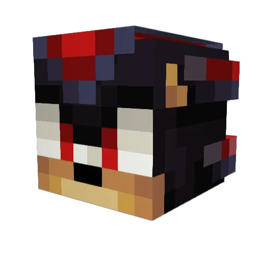 ShadyDrizzle Minecraft avatar head, 3D render