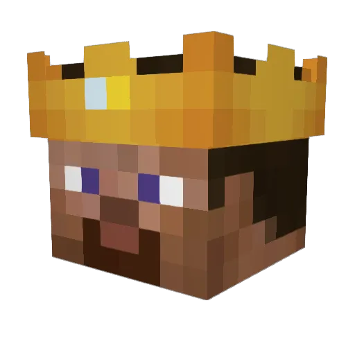ShadyLearner414 Minecraft avatar head, 3D render