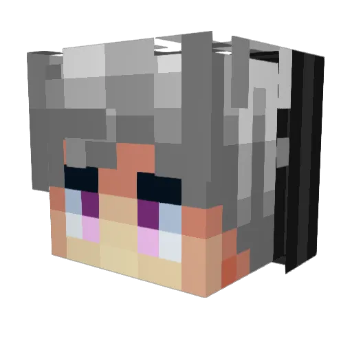 ShadyPrism Minecraft avatar head, 3D render