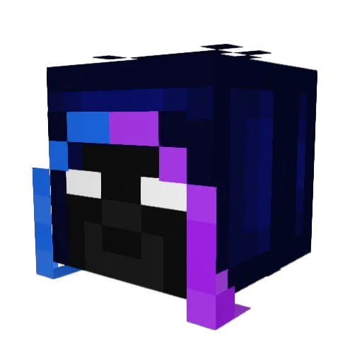 ShadySeraphim Minecraft avatar head, 3D render