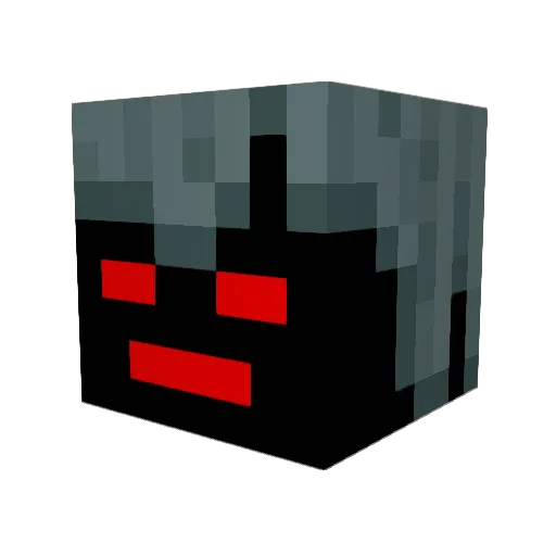 ShadyShadows Minecraft avatar head, 3D render