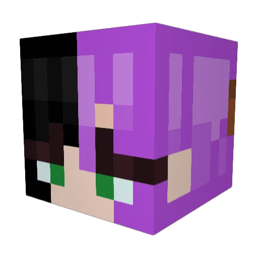 Shady_mabey Minecraft avatar head, 3D render