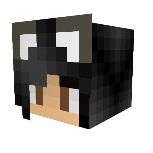 Shadymink Minecraft avatar head, 3D render