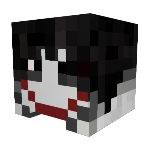 Shadyshea70 Minecraft avatar head, 3D render