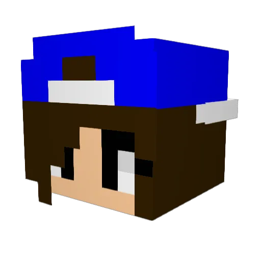 Shaejay80 Minecraft avatar head, 3D render