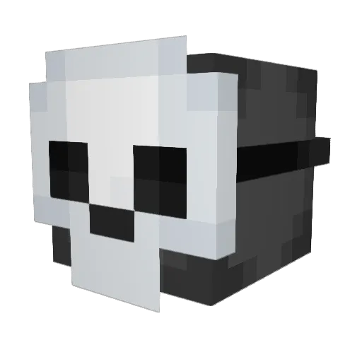 Shaelock Minecraft avatar head, 3D render
