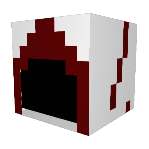 Shaetin Minecraft avatar head, 3D render
