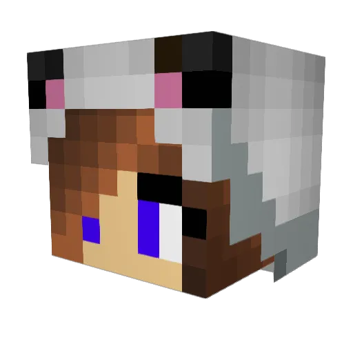 ShaiMyst Minecraft avatar head, 3D render