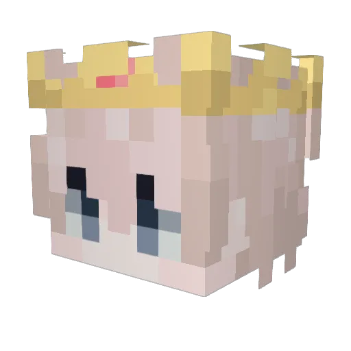 Shaidynn Minecraft avatar head, 3D render