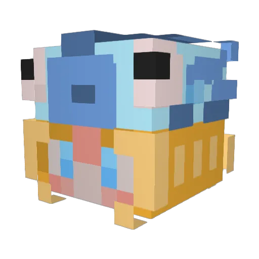 ShaironMC Minecraft avatar head, 3D render