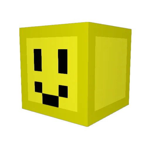 Shajon Minecraft avatar head, 3D render