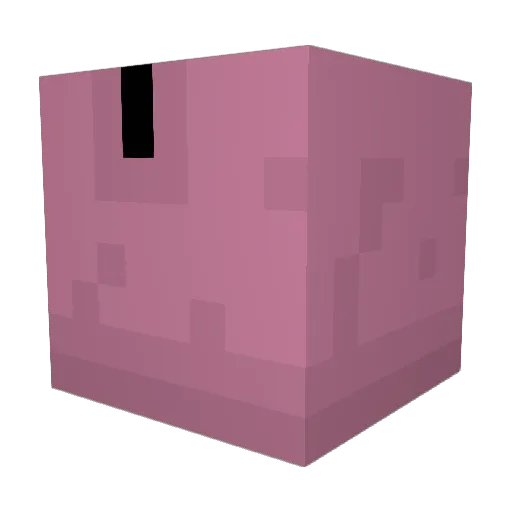 Shakatta Minecraft avatar head, 3D render