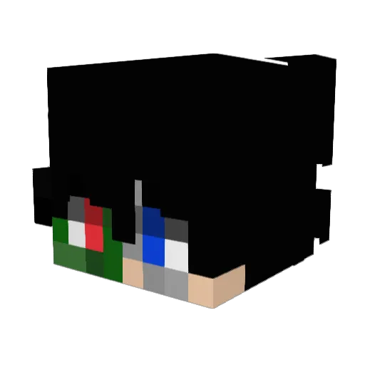 ShakazOct Minecraft avatar head, 3D render