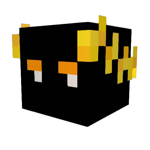 ShakenGinger Minecraft avatar head, 3D render