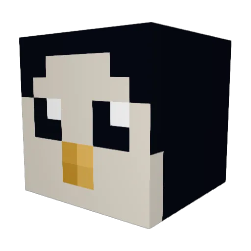Shaker_CV13 Minecraft avatar head, 3D render